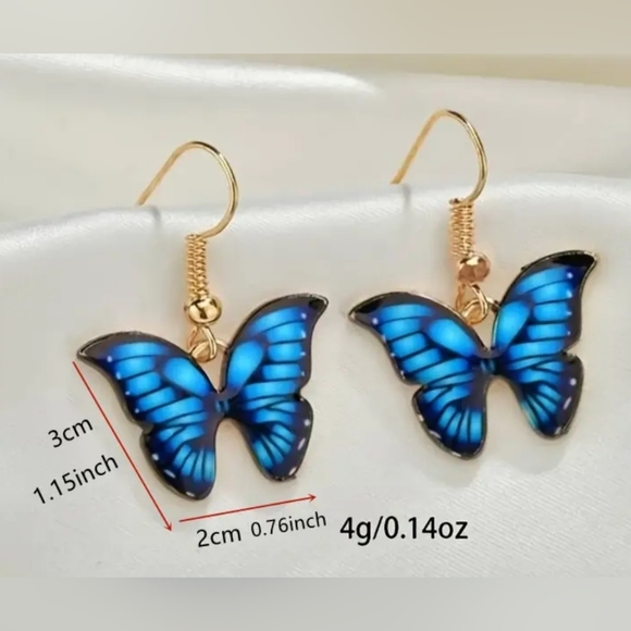 Butterfly Earrings - Picture 3 of 4